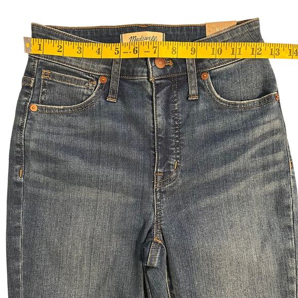 NWT Madewell Curvy High Rise Skinny Crop Jeans 23 - Picture 4 of 10